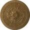 Ekena Millwork Naple Ceiling Medallion (Fits Canopies up to 3 3/8"), Hand-Painted Pale Gold, 37 1/2"OD x 3 3/8"P CM37NAPAS - alternate 1